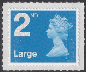 U3000 2nd Large Bright blue 2B 'M14L' DLR U/M (MNH)