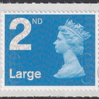 U3000  2nd Large Bright blue 2B  'M14L'  DLR   U/M (MNH)