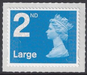 U3000 2nd Large Bright blue 2B 'M15L' DLR U/M (MNH)