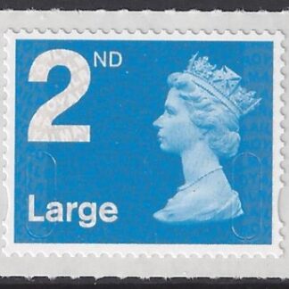U3000  2nd Large Bright blue 2B  'M15L'  DLR   U/M (MNH)