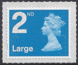 U3000  2nd Large Bright blue 2B  'M16L'  DLR   U/M (MNH)