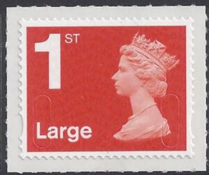 U3002 1st Large Vermilion 2B 'MA12' DLR U/M (MNH)