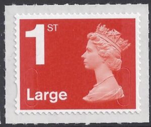 U3002 1st Large Vermilion 2B 'M15L' DLR U/M (MNH)