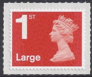 U3002 1st Large Vermilion 2B 'MA13' DLR U/M (MNH)