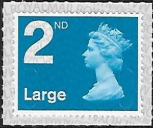 U3000 2nd Large Bright blue 2B 'M17L' SBP T2 DLR U/M (MNH)