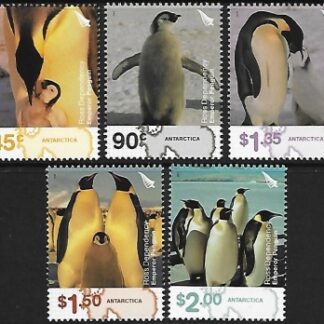 2004 Ross Dependency. SG.89-93  Emporer Penguins. set 5 values U/M (MNH)