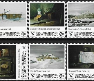 2017 Ross Dependency. SG.166-71  Historic Huts of Ross Dependency. set 6 values U/M (MNH)