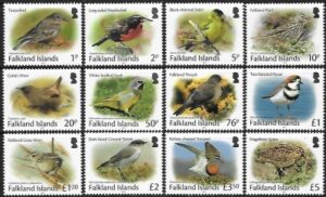 2017 Falkland Islands SG.1368-79   Small Birds definitive set of 12 values  U/M (MNH)