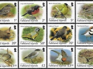 2017 Falkland Islands SG.1368-79   Small Birds definitive set of 12 values  U/M (MNH)