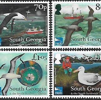 2017 South Georgia -  SG.683-6 Albatross Conservation set 4 values U/M (MNH)