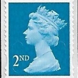 U3010 2nd bright blue MBIL M12L  Walsall  u/m (MNH)