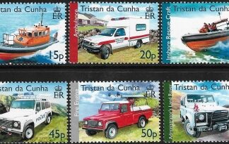 2007  Tristan Da Cunha. SG.872-7  Local Vehicles set 6 values U/M (MNH)