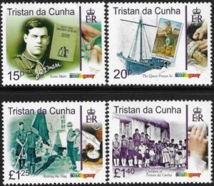 2007 Tristan Da Cunha. SG.884-7 Centenary of Scouting. set 4 values U/M (MNH)