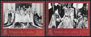 2003 Tristan Da Cunha. SG.775-6 50th Anniversary of the Coronation. set 2 values U/M (MNH)