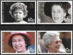 2006 Tristan Da Cunha. SG.860-3 80th Birthday of Queen Elizabeth II set 4 values U/M (MNH)