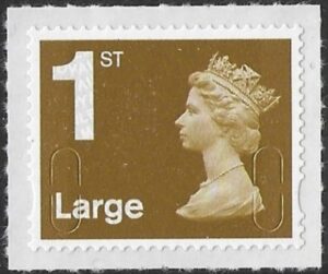U3001 1st Large Gold 2B 'MA10' DLR U/M (MNH)