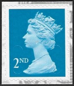 U3011 2nd bright blue MPIL MA10 break at bottom Walsall u/m (MNH)