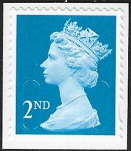 U3013 2nd bright blue MTIL M13L Walsall U/M (MNH)