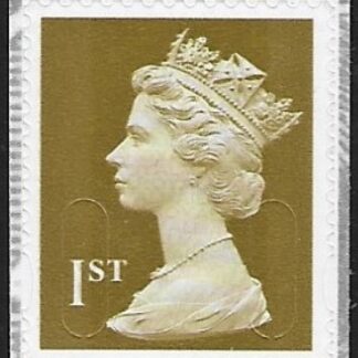 U3017 1st Gold MPIL  MA10 break at Bottom  Walsall  U/M (MNH)