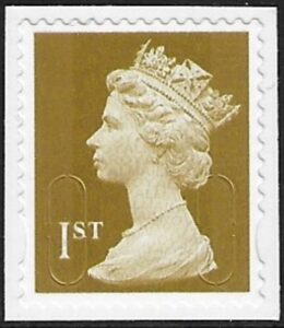 U3019 1st Gold MSIL MA10 Walsall U/M (MNH)