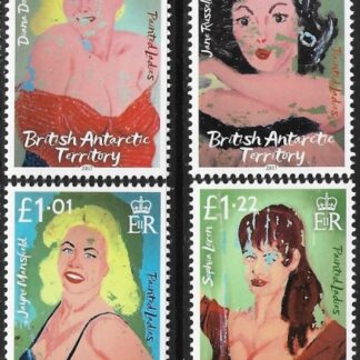 2017 British Antarctic  - SG.726-9 Painted Ladies set 4 values U/M (MNH)