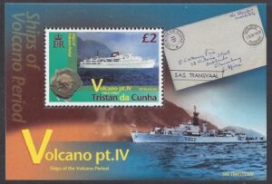 2013 Tristan Da Cunha. MS.1091 Volcano 4th series. mini sheet U/M (MNH)