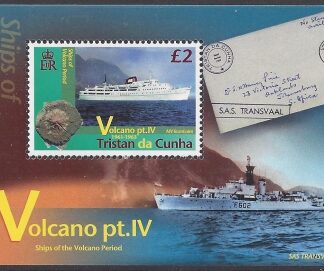 2013 Tristan Da Cunha.  MS.1091   Volcano 4th series.  mini sheet   U/M (MNH)