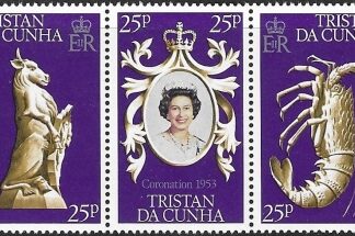 1970  Tristan Da Cunha  SG.239-41  25th Anniv. Coronation  3 values U/M (MNH)