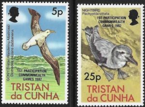 1982 Tristan Da Cunha. SG.335-6 Commonweath Games Brisbane 2 values U/M (MNH)