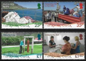 2009 Tristan Da Cunha. SG.960-3 Mail to Tristan Da Cunha. set 4 values U/M (MNH)