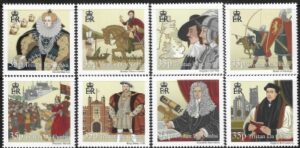 2010 Tristan Da Cunha. SG.964-71 History of British Isles. (1st series) set 8 values U/M (MNH)