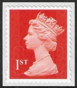 U3021 1st vermilion MBIL M12L Walsall U/M (MNH)