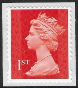 U3021 1st vermilion MBIL M14L Walsall U/M (MNH)