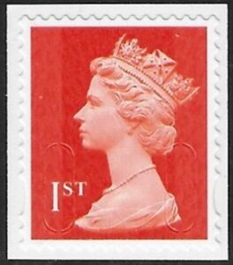 U3024 1st vermilion MSIL M14L Walsall U/M (MNH)