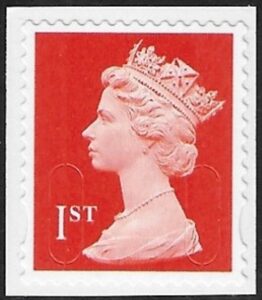 U3025 1st vermilion MTIL M12L Walsall U/M (MNH)