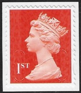 U3025 1st vermilion MTIL M13L Walsall U/M (MNH)