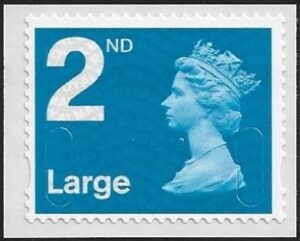 U3031  2nd Large bright blue MBIL  MA10   DLR  U/M (MNH)