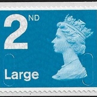 U3031 2nd Large bright blue MBIL  MA12   Walsall  U/M (MNH)