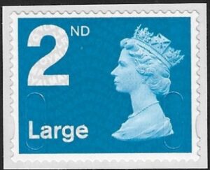 U3031 2nd Large bright blue MBIL MA13 'no breaks' Walsall U/M (MNH)