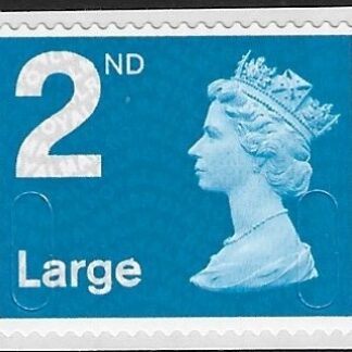 U3031 2nd Large bright blue MBIL  MA13 'no breaks'  Walsall  U/M (MNH)