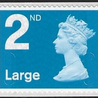 U3031 2nd Large bright blue MBIL  MA15   Walsall  U/M (MNH)