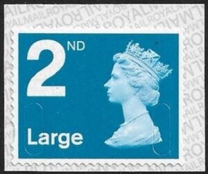 U3032 2nd Large bright blue MFIL M17L SBP T2 ISP U/M (MNH)