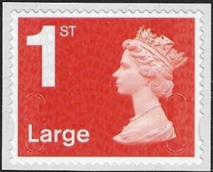 U3036 1st Large vermilion MBIL MA13 (with Breaks top & bottom) Walsall U/M (MNH)