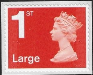U3036 1st Large vermilion MBIL MA14 Walsall U/M (MNH)