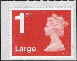 U3036 1st Large vermilion MBIL M16L SBP T1 Walsall U/M (MNH)