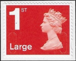 U3037 1st Large vermilion MFIL MA12 Walsall U/M (MNH)