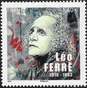 2016 France SG.6046  Birth Centenary 'Leo Ferre' u/m (MNH)