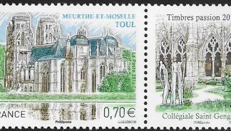 2016 France. SG.6065 Churches - Saint Gengoult Collegiate Church. U/M (MNH)