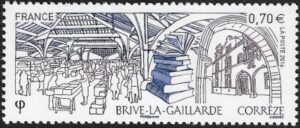 2016 France SG.6073  30th Anniversary of Brive-la-Gaillarde Book Fair U/M (MNH)