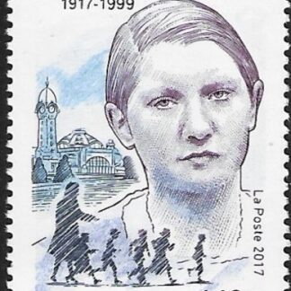 2017 France SG.6152 Birth Centenary of Germaine Ribiere. Resistence Worker  WWII. U/M (MNH)